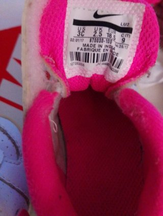 Zapatillas Nike niña talla 3C