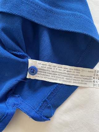Polo Zara Azul Talla L