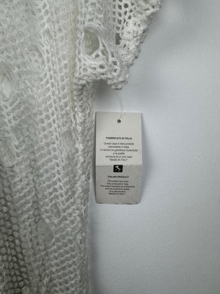 Top Encaje Ganchillo Blanco Boho Vintage