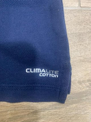 Polo Adidas Vintage Azul Naranja