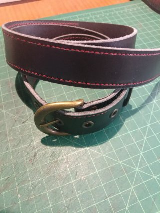 Correa de cuero para guitarra/bajo