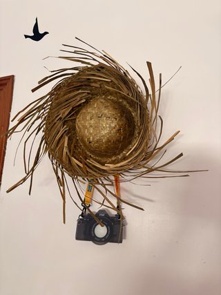 Fotocamera Bad Bunny in stile vintage
