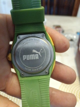 Reloj Puma Verde y Amarillo