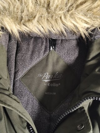 Chaqueta Parka Hombre Celio Verde Talla M