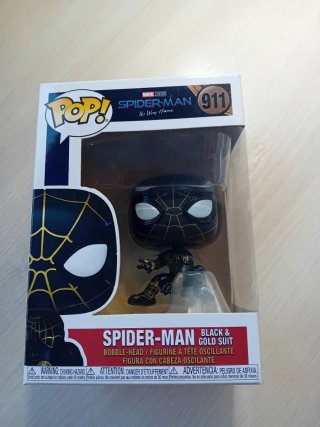 Funko Pop Spider-Man Black & Gold Suit 911