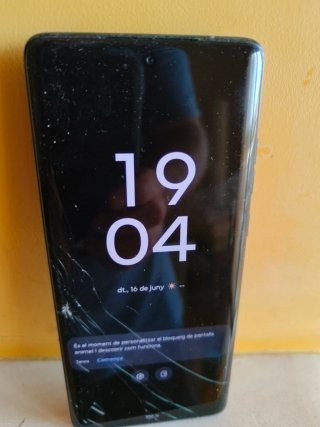 Motorola Edge 60 blu con danno