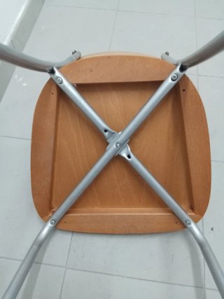 Sedie da cucina in legno e metallo