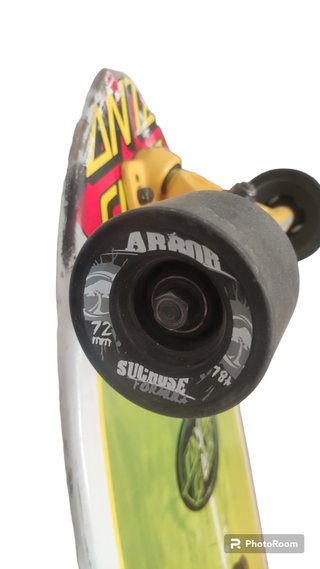 Cruiser Santa Cruz Landshark Rasta Longboard