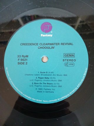 CREEDENCE Clearwater Revival "Chooglin'" LP German