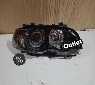 KJ FAROS BMW E46 COUPE 99-03 OJOS ANGEL CCFL INTERMITENTES F