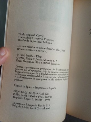 NUEVO Carrie - Stephen King