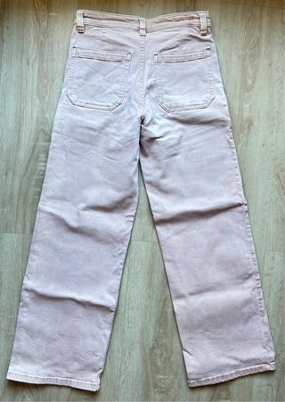 Pantalón vaquero Mango mujer rosa