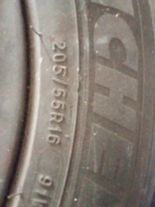 Llantas 205/55R16 91W llantas de Volkswagen