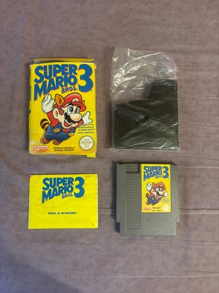 Super Mario Bros. 3 NES (Caja, Manual, Cartucho)