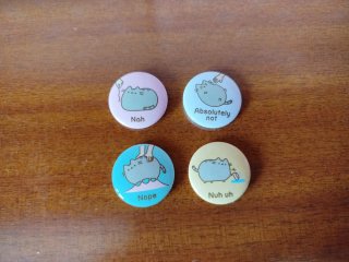 Chapas Pusheen Set 4