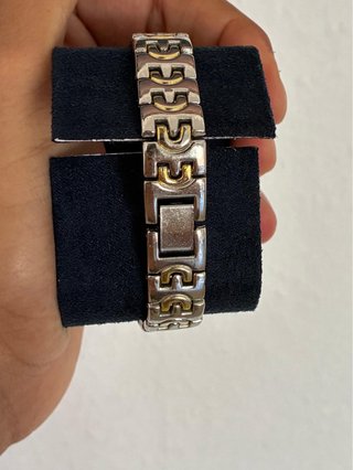 Reloj Geneva Mujer Vintage Dorado y Plateado