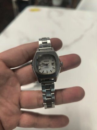 Reloj Orient Automático Plata y Blanco