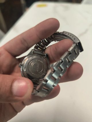 Reloj Orient Automático Plata y Blanco