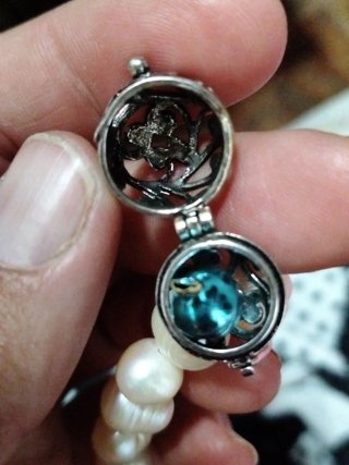 Pulsera Perlas cultivadas + Llamador Ángeles