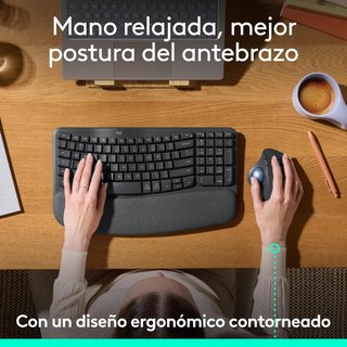 Logitech Ergo M575S ratón ergonómico inalámbrico