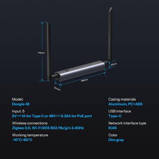 SONOFF Dongle Zigbee PoE MAX Ethernet Wi-Fi USB