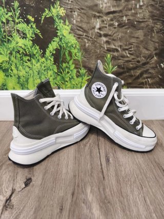 Deportivas Converse Verde Militar (preciosas)
