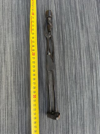 Figura decorativa africana tallada