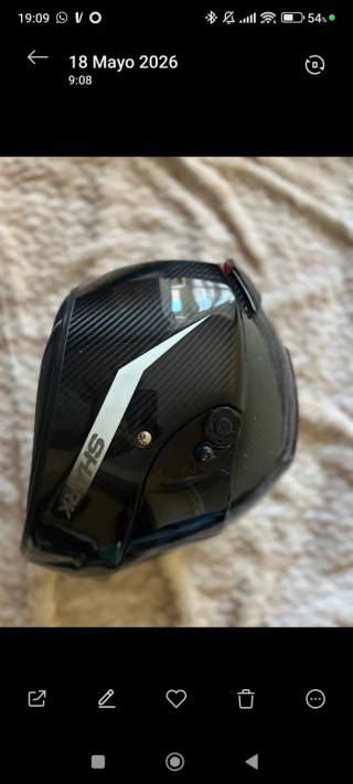 Casco Integral Shark Negro y Blanco