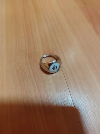 Anillo Naruto Blanco Ajustable