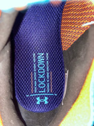 Zapatillas Fútbol Under Armour Azul/Naranja
