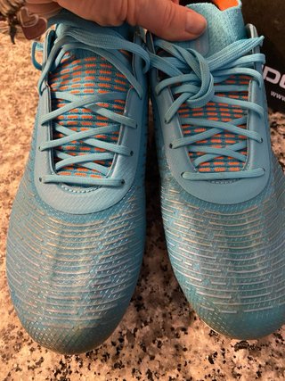 Zapatillas Fútbol Under Armour Azul/Naranja