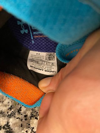 Zapatillas Fútbol Under Armour Azul/Naranja