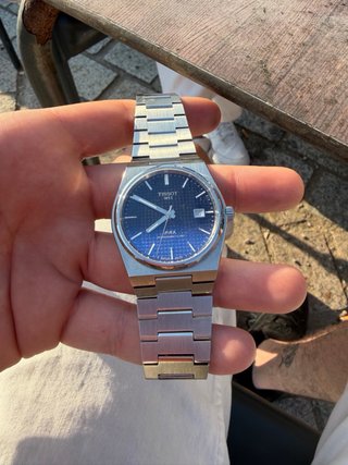 Tissot PRX azul degradado
