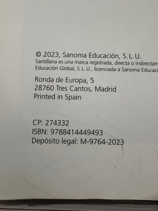 Libros de texto de 4 ESO del Josefina Aldecoa