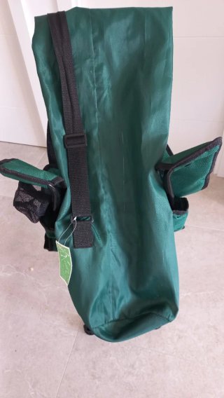 Silla Camping Robusta Verde y Negra