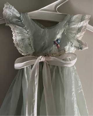 Vestido Muñeca Antiguo Artesanal, muñecas 30-40 cm