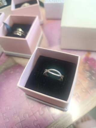 Anillo Pandora Infinito Brillante Plata