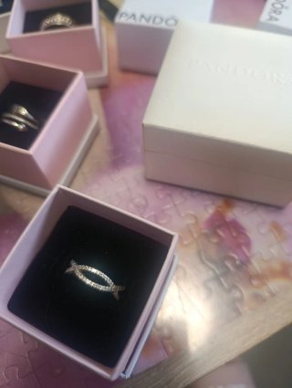 Anillo Pandora Infinito Brillante Plata