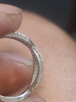 Anillo Pandora Infinito Brillante Plata
