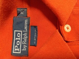 Polo Ralph Lauren Manga Larga Naranja