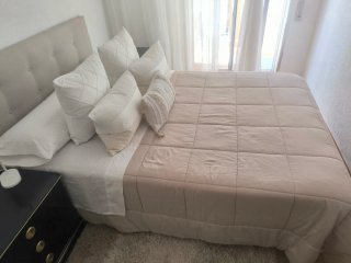 Cama Canapé 150x190 + Cabecero Beige
