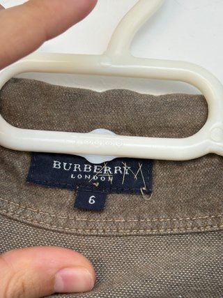 Jersey Polo Burberry Marrón