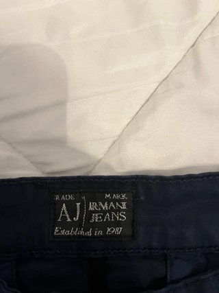 Armani Jeans Pantalón Corto Azul T.32