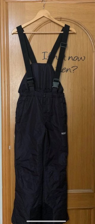 Mono de nieve negro 12 años 152 cm