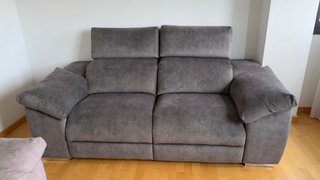 Sofá de 2 plazas gris