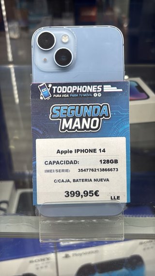 iPhone 14 128GB Azul - Batería Nueva