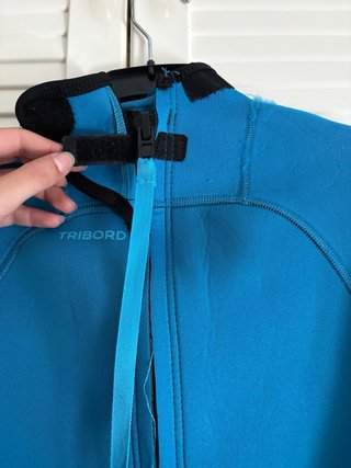 Neopreno largo azul y negro