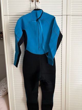 Neopreno largo azul y negro