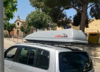 Caja portaequipajes para coche