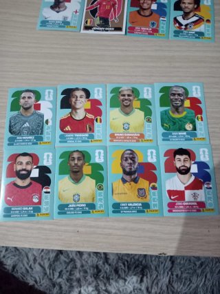 24 cromos Mundial Panini